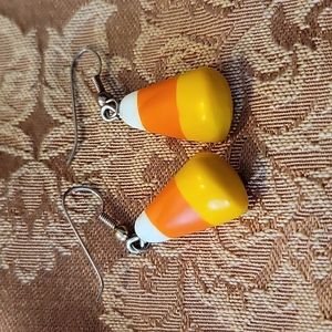 Fun candy corn earrings